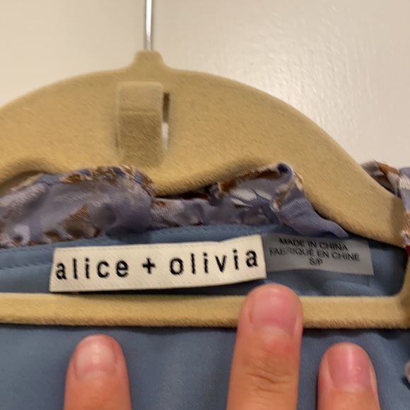 Alice + Olivia light blue floral dress (S/P) - Picture 2 of 5